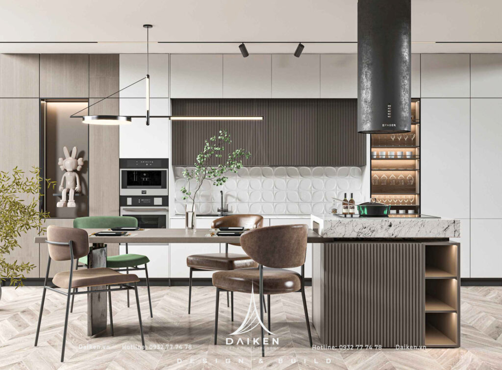 Mẫu thiết kế tủ bếp đẹp, hiện đại
