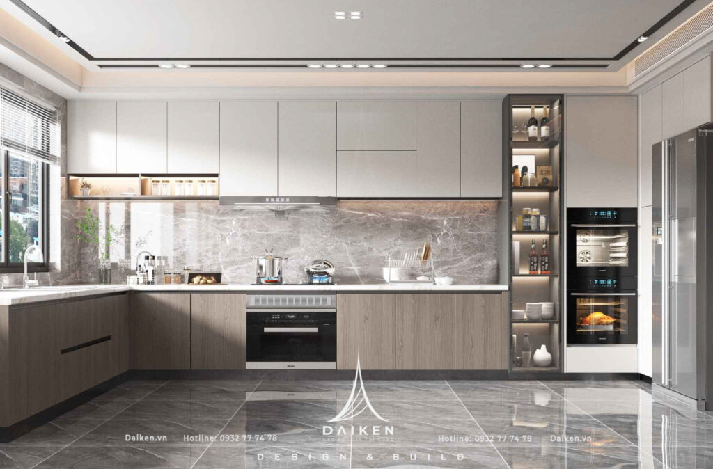 Mẫu thiết kế tủ bếp đẹp, hiện đại