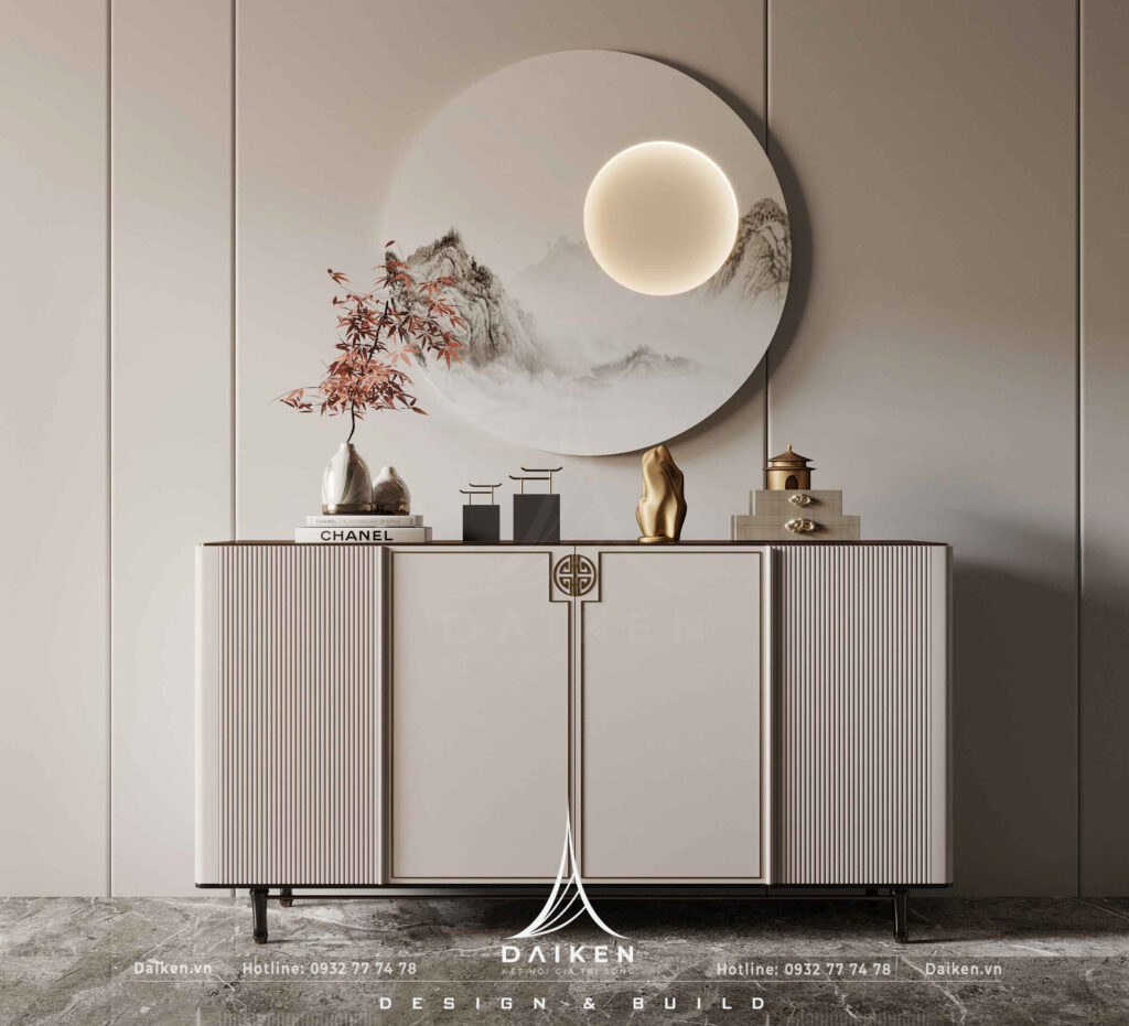 Mẫu thiết kế tủ lối vào đẹp, hiện đại