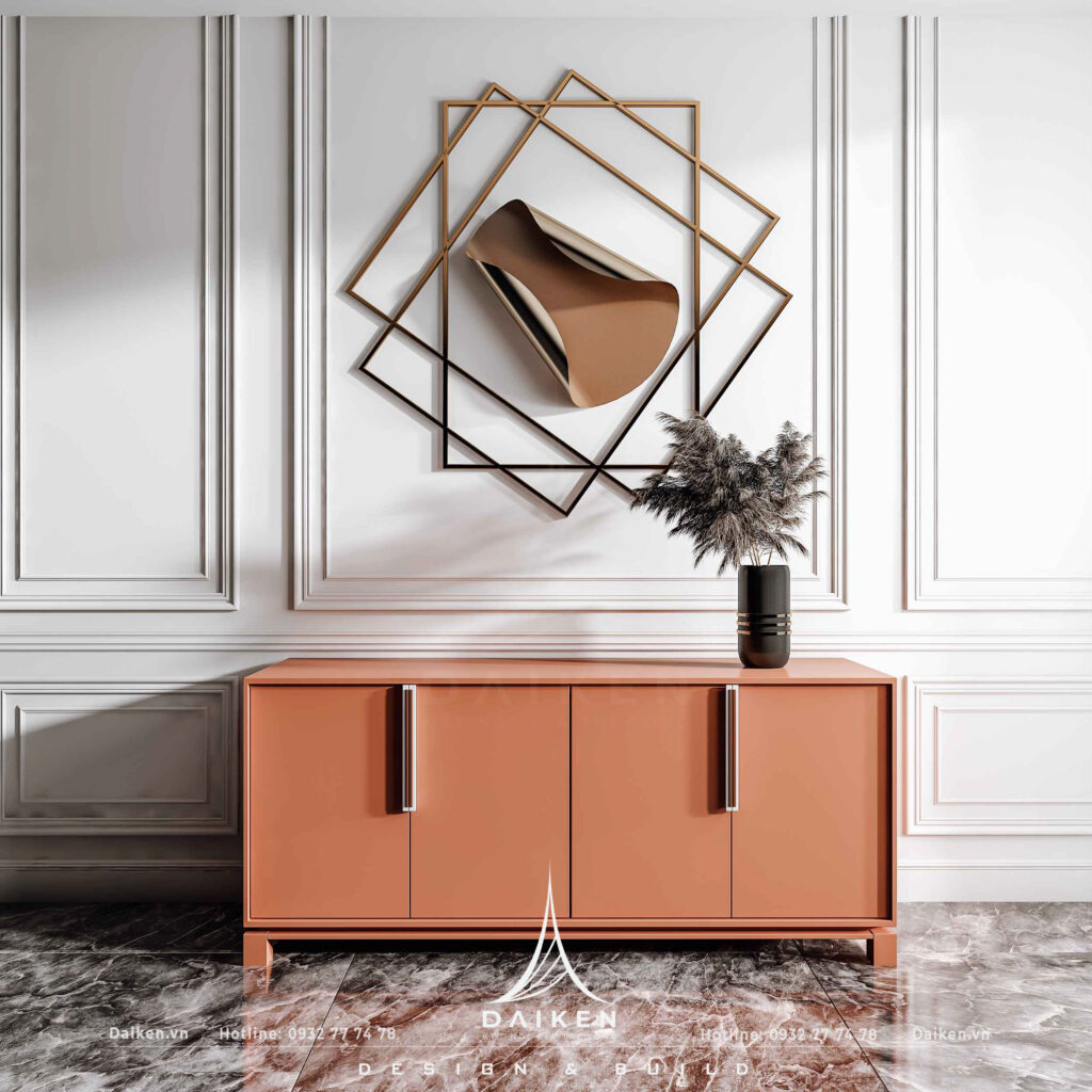 Mẫu thiết kế tủ lối vào đẹp, hiện đại