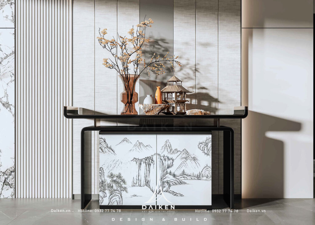 Mẫu thiết kế tủ lối vào đẹp, hiện đại