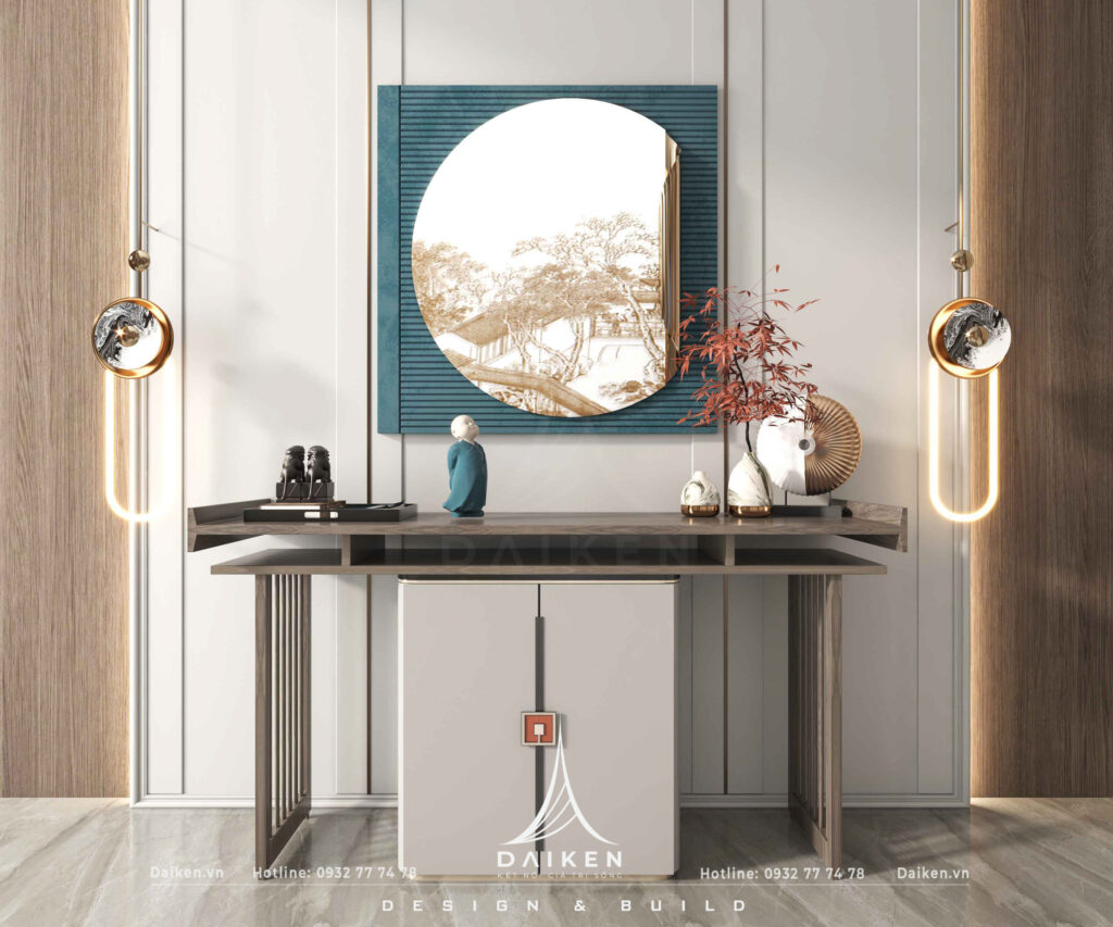 Mẫu thiết kế tủ lối vào đẹp, hiện đại