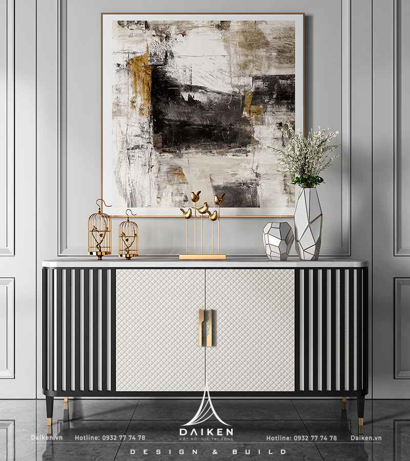 Mẫu thiết kế tủ lối vào đẹp, hiện đại