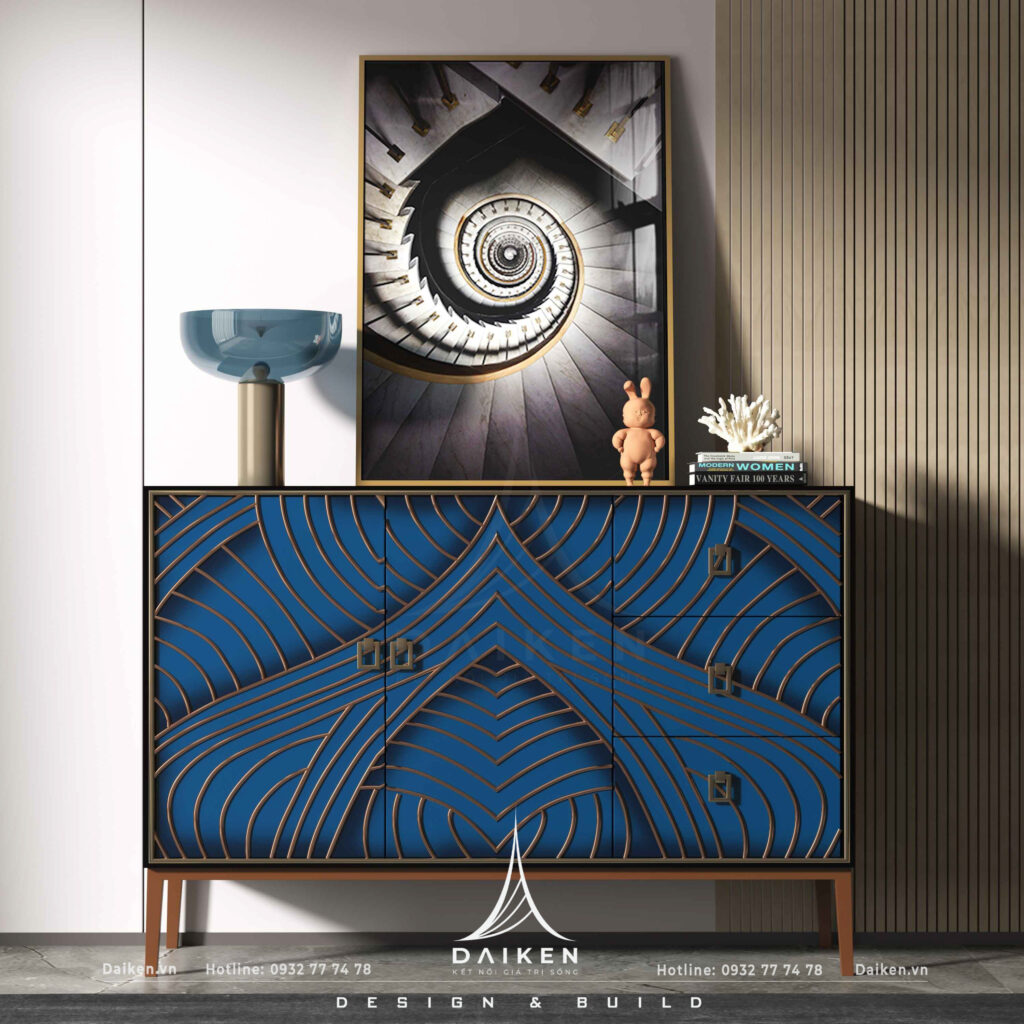 Mẫu thiết kế tủ lối vào đẹp, hiện đại