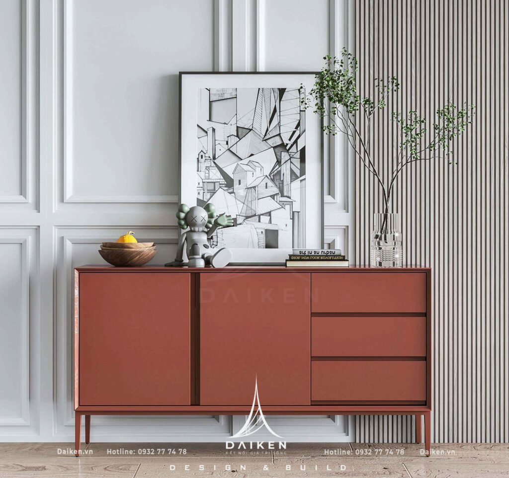 Mẫu thiết kế tủ lối vào đẹp, hiện đại