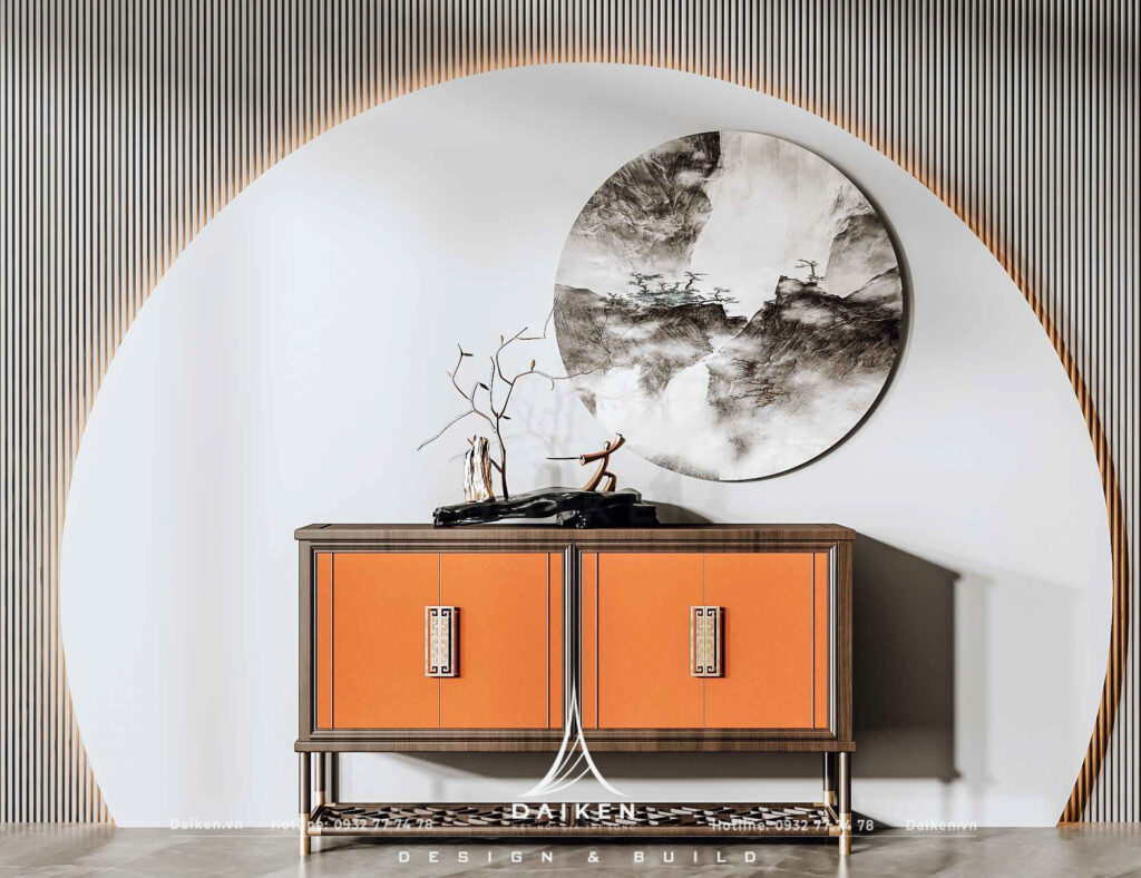 Mẫu thiết kế tủ lối vào đẹp, hiện đại