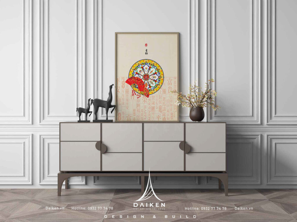 Mẫu thiết kế tủ lối vào đẹp, hiện đại