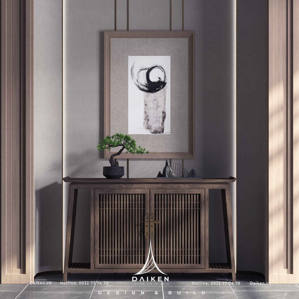 Mẫu thiết kế tủ lối vào đẹp, hiện đại