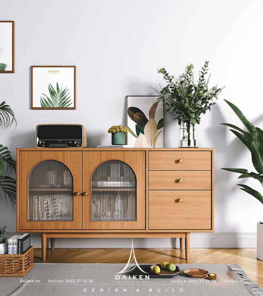 Mẫu thiết kế tủ lối vào đẹp, hiện đại