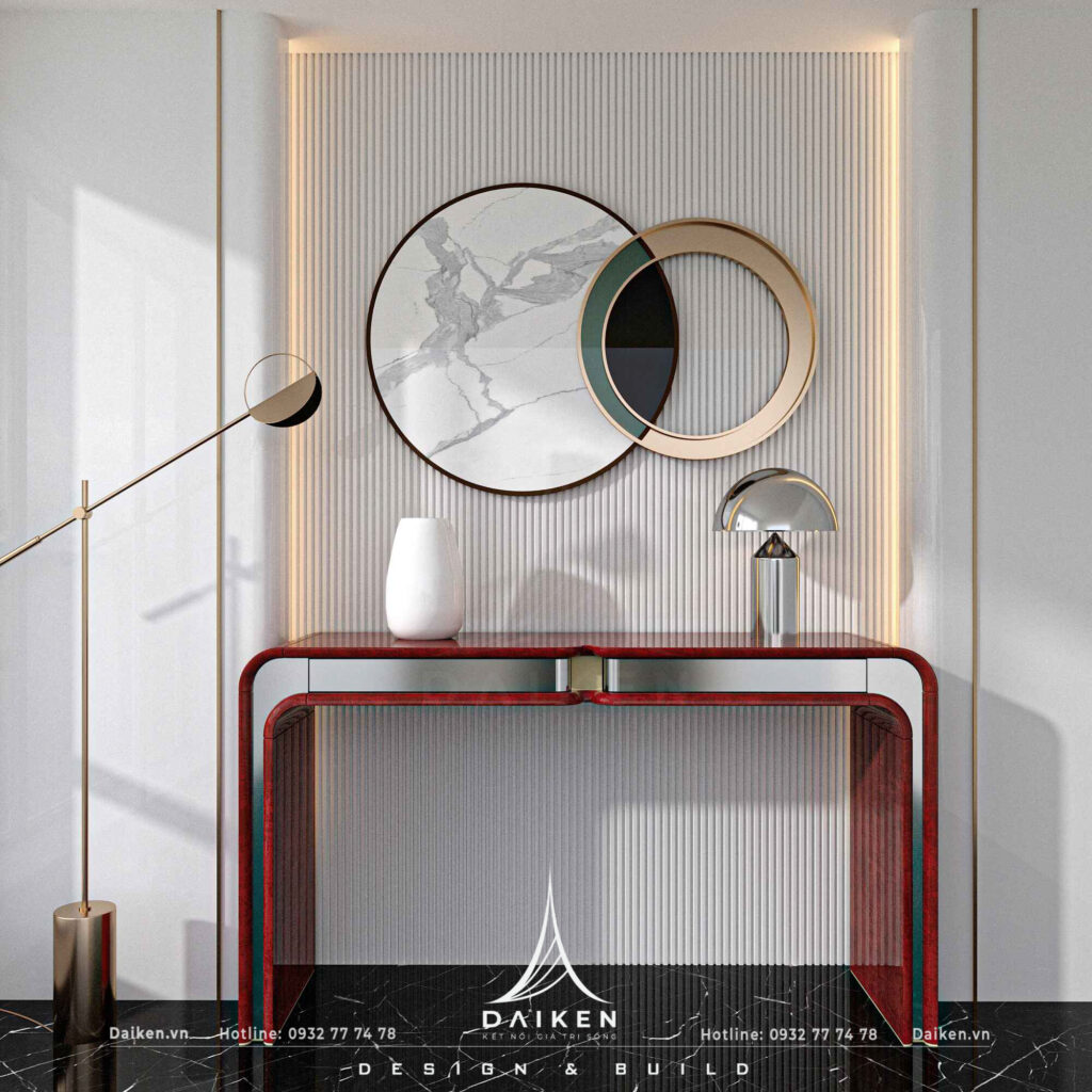 Mẫu thiết kế tủ lối vào đẹp, hiện đại