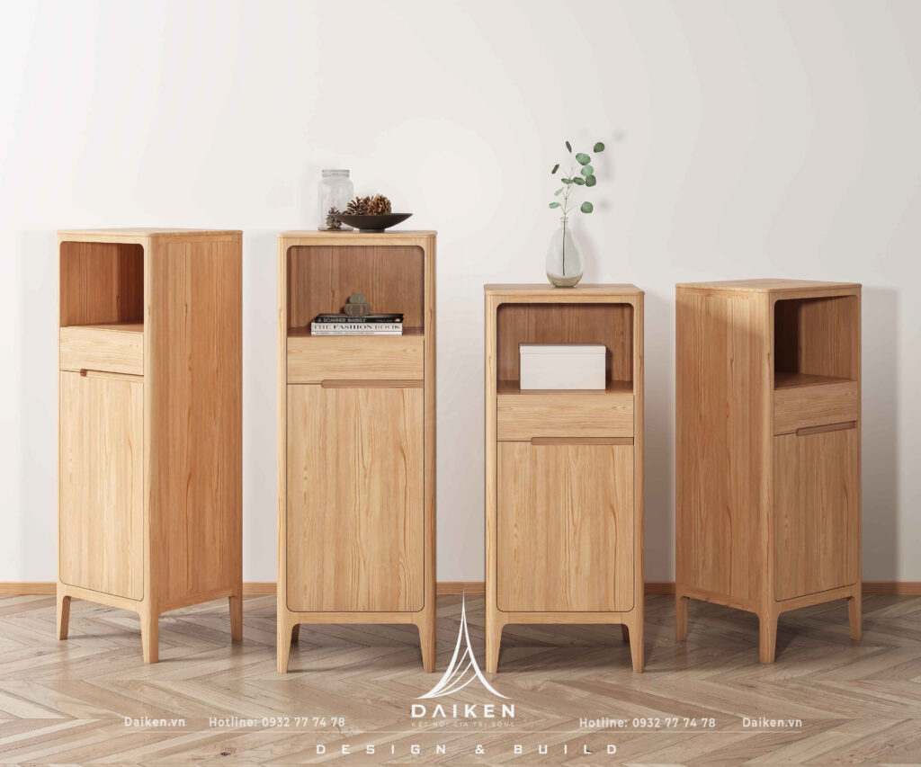 Mẫu thiết kế tủ lối vào đẹp, hiện đại