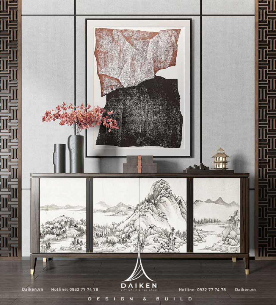 Mẫu thiết kế tủ lối vào đẹp, hiện đại