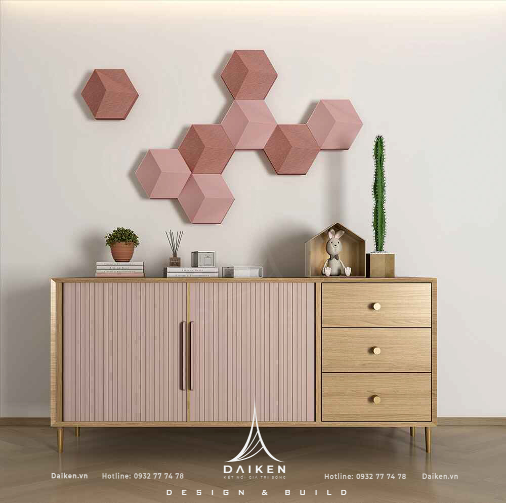 Mẫu thiết kế tủ lối vào đẹp, hiện đại