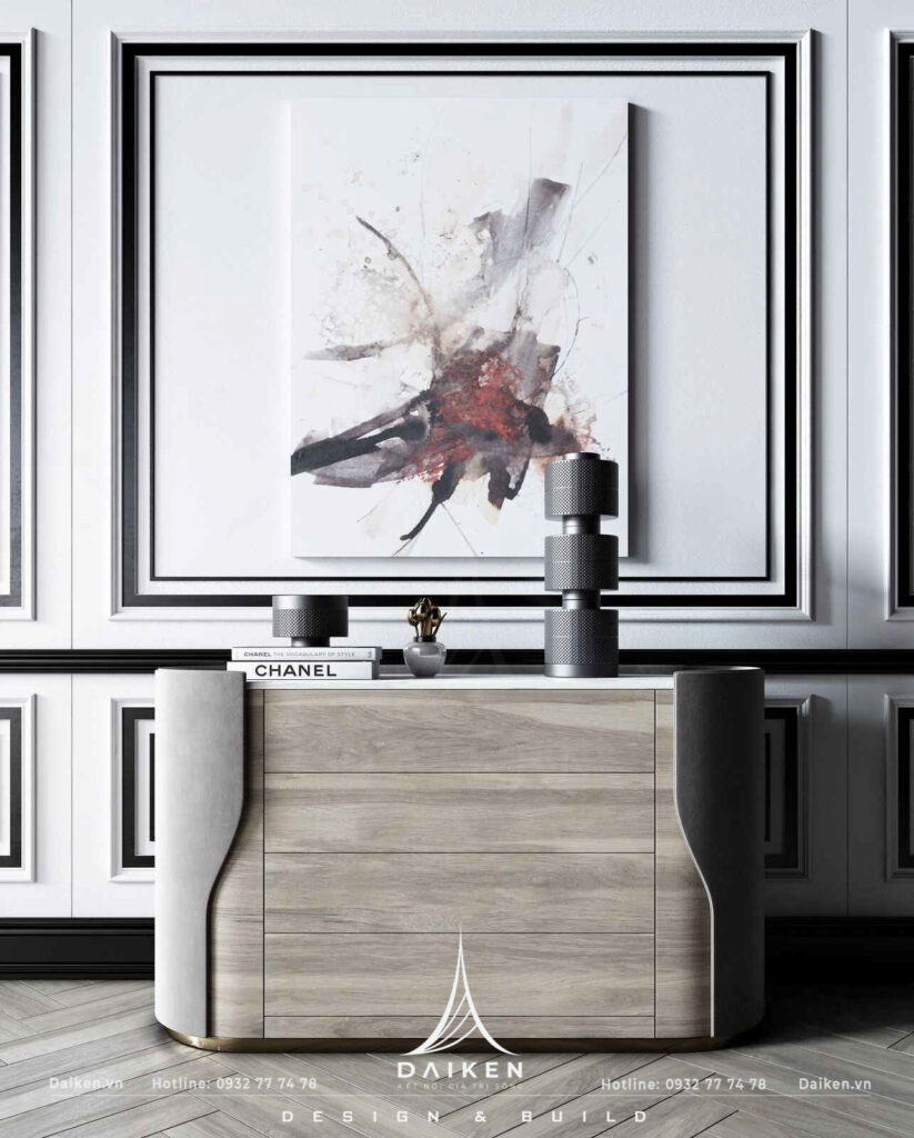 Mẫu thiết kế tủ lối vào đẹp, hiện đại