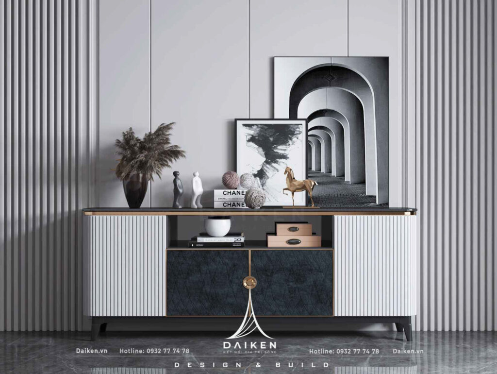 Mẫu thiết kế tủ lối vào đẹp, hiện đại