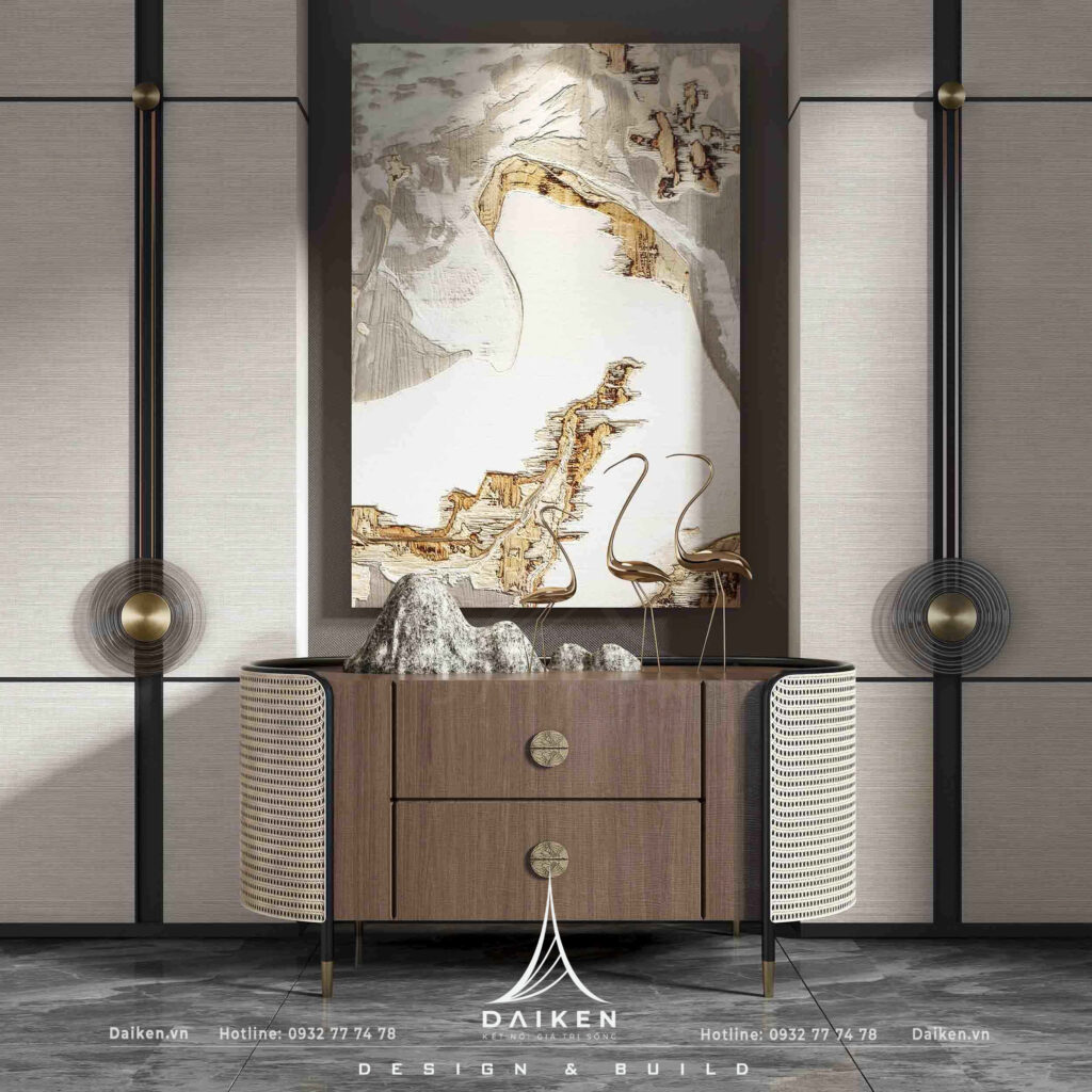 Mẫu thiết kế tủ lối vào đẹp, hiện đại