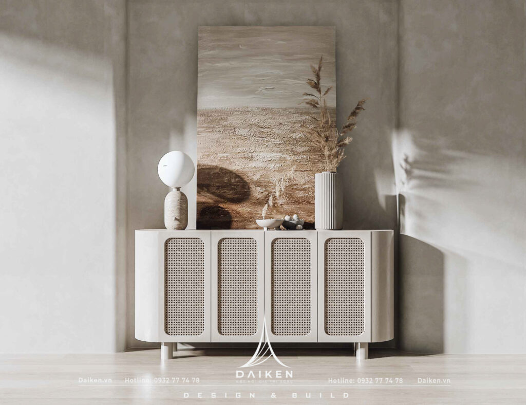 Mẫu thiết kế tủ lối vào đẹp, hiện đại