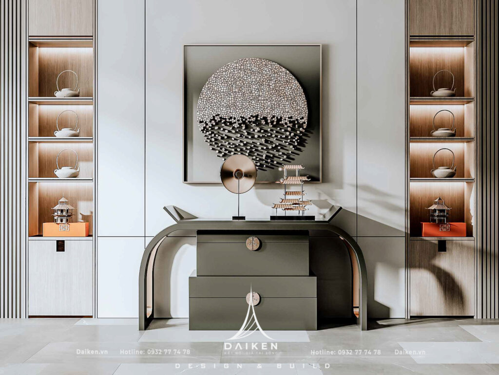 Mẫu thiết kế tủ lối vào đẹp, hiện đại