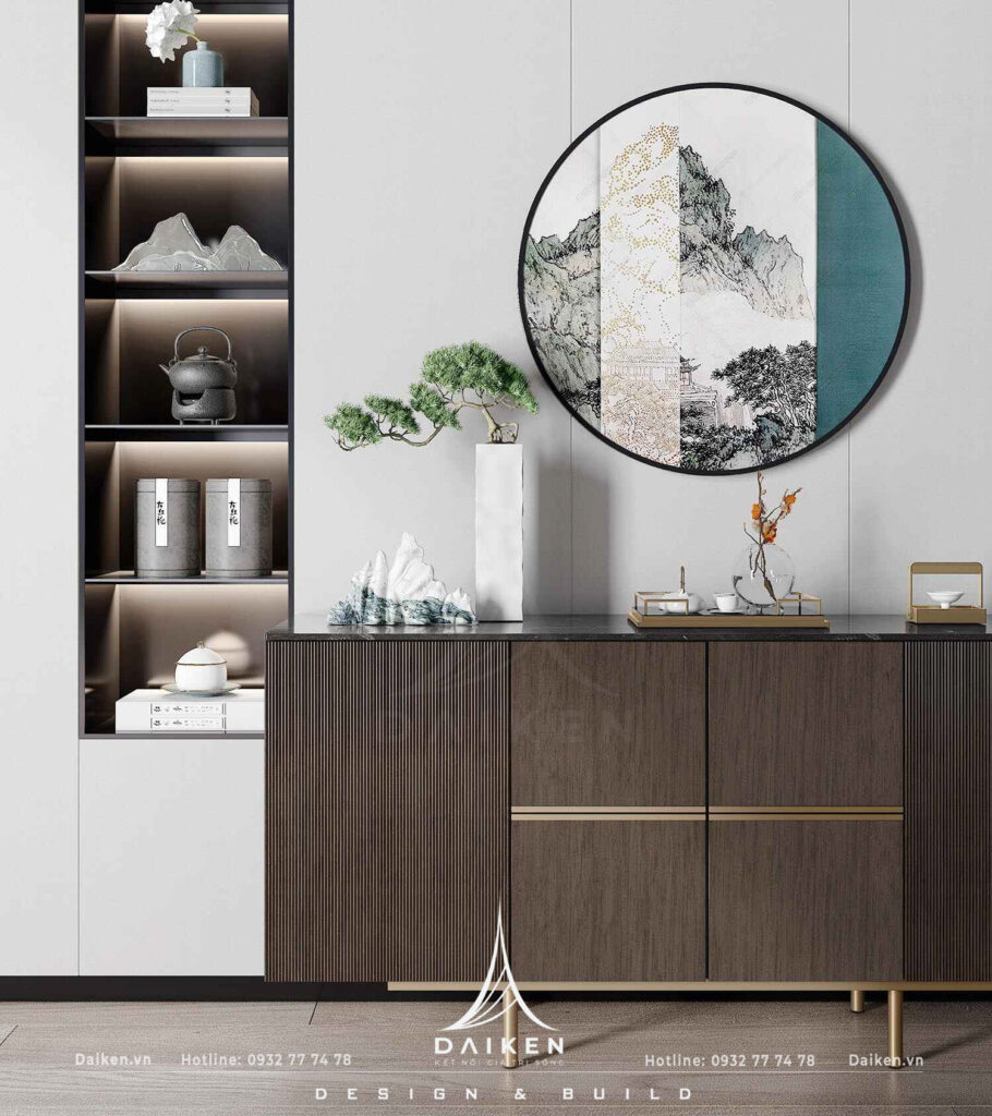 Mẫu thiết kế tủ lối vào đẹp, hiện đại