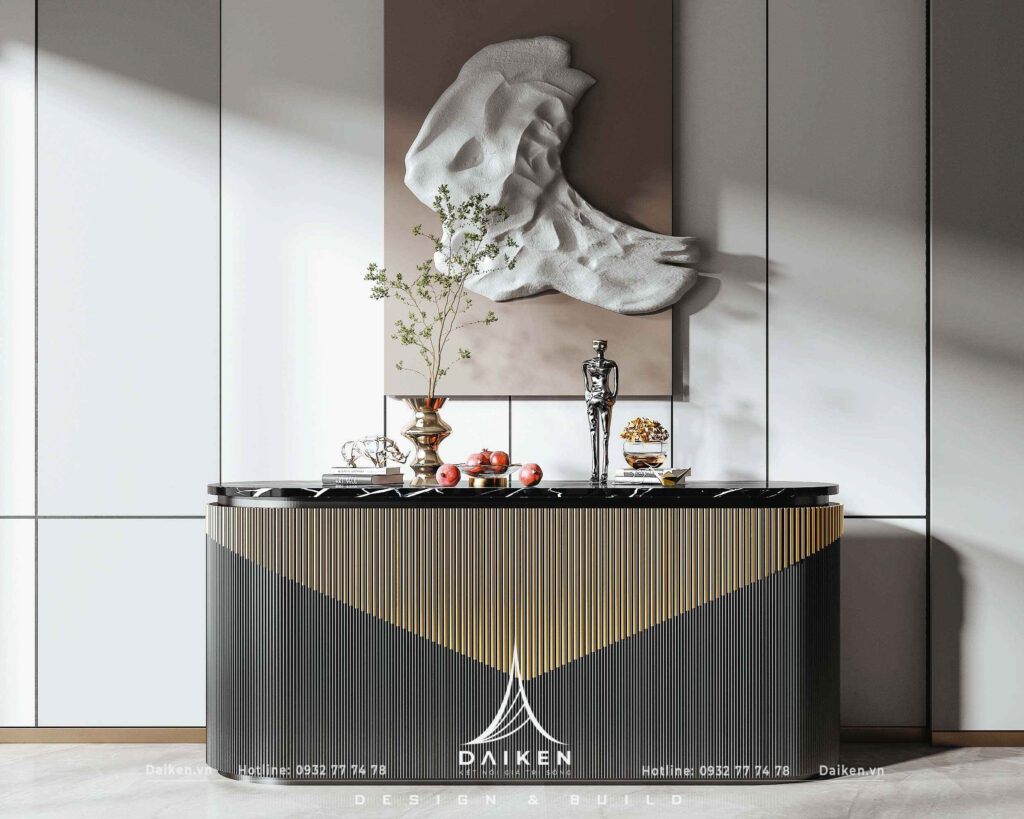 Mẫu thiết kế tủ lối vào đẹp, hiện đại