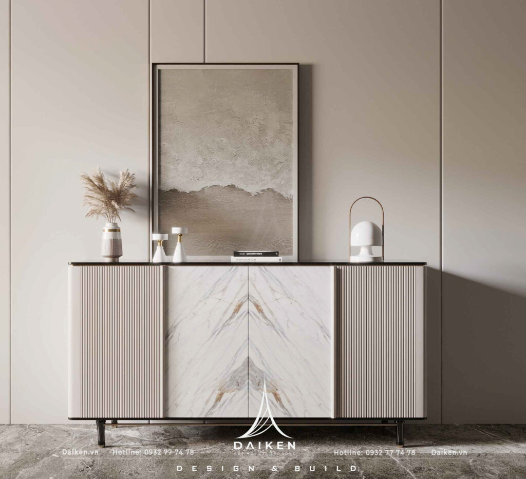 Mẫu thiết kế tủ lối vào đẹp, hiện đại