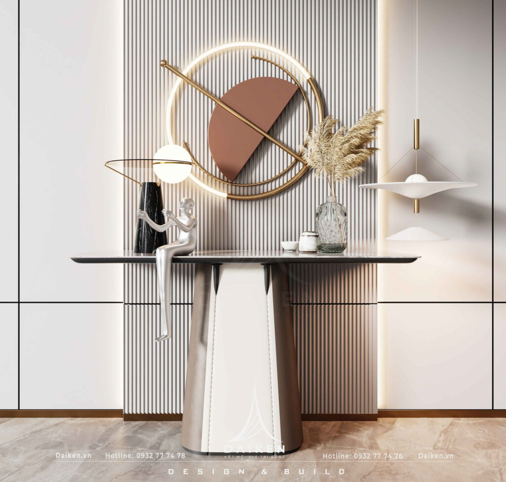 Mẫu thiết kế tủ lối vào đẹp, hiện đại