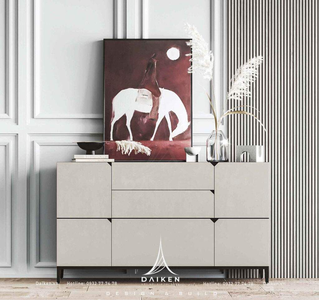 Mẫu thiết kế tủ lối vào đẹp, hiện đại