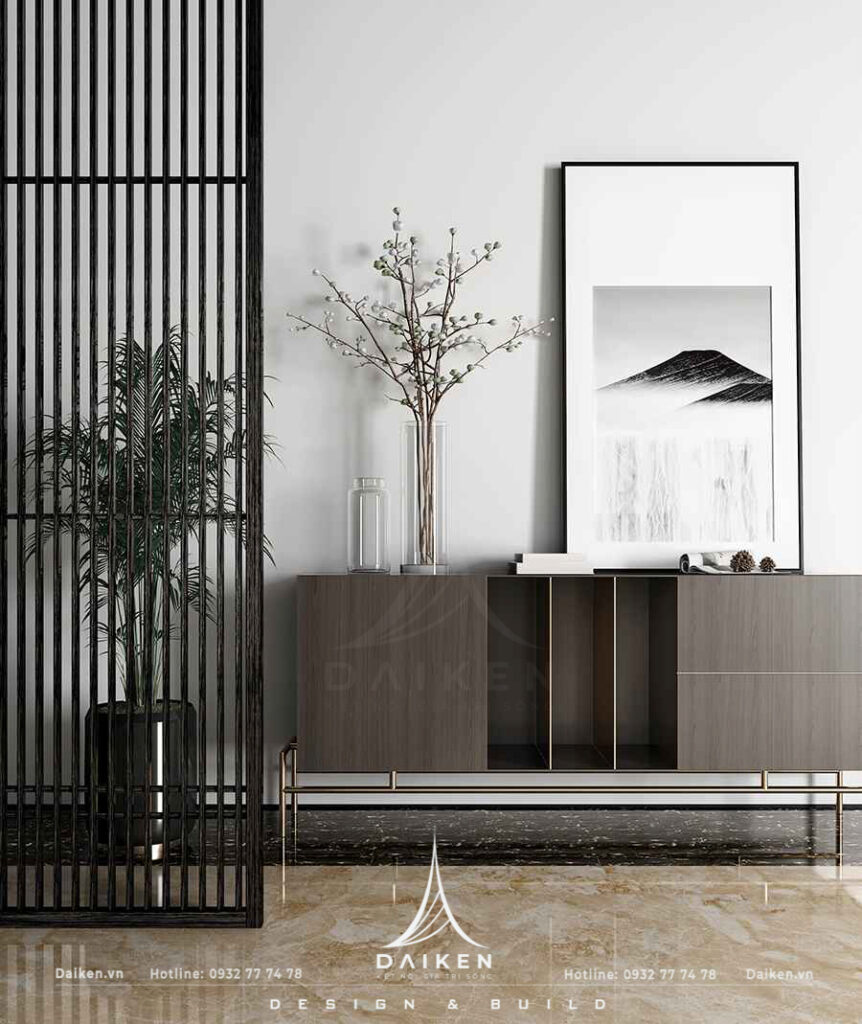 Mẫu thiết kế tủ lối vào đẹp, hiện đại