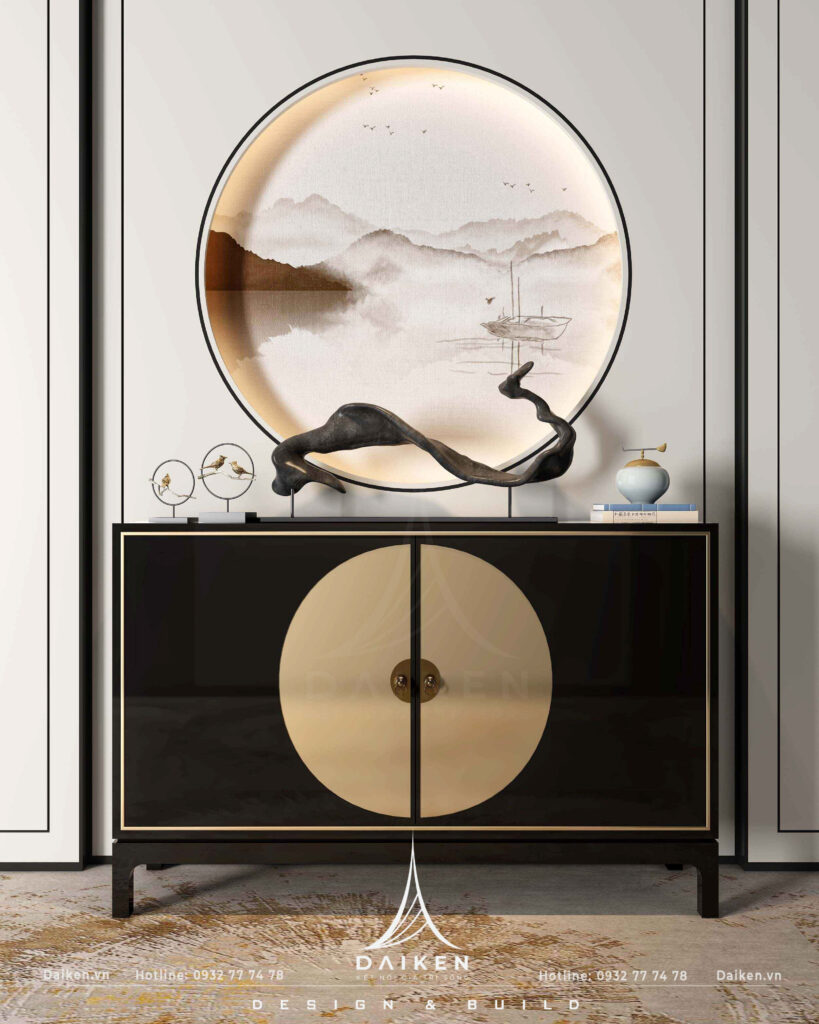 Mẫu thiết kế tủ lối vào đẹp, hiện đại