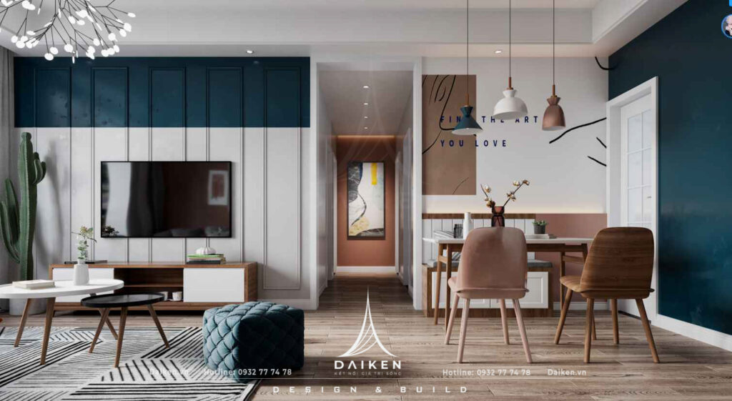 Mẫu vách tivi đẹp, hiện đại