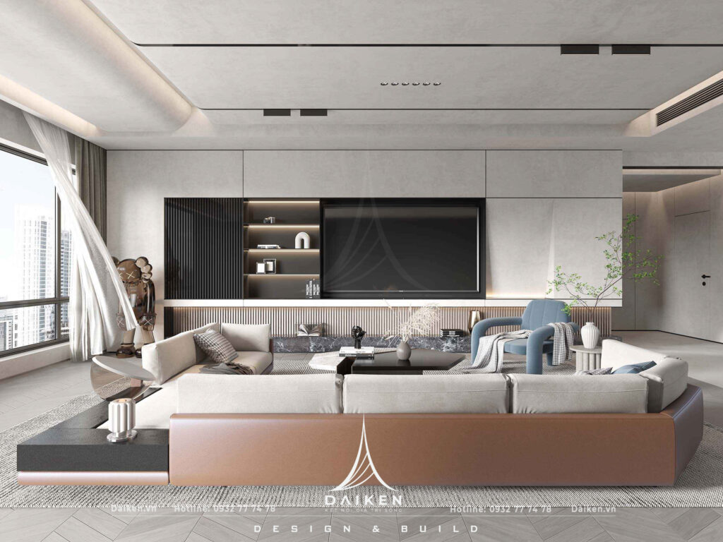 Mẫu vách tivi đẹp, hiện đại