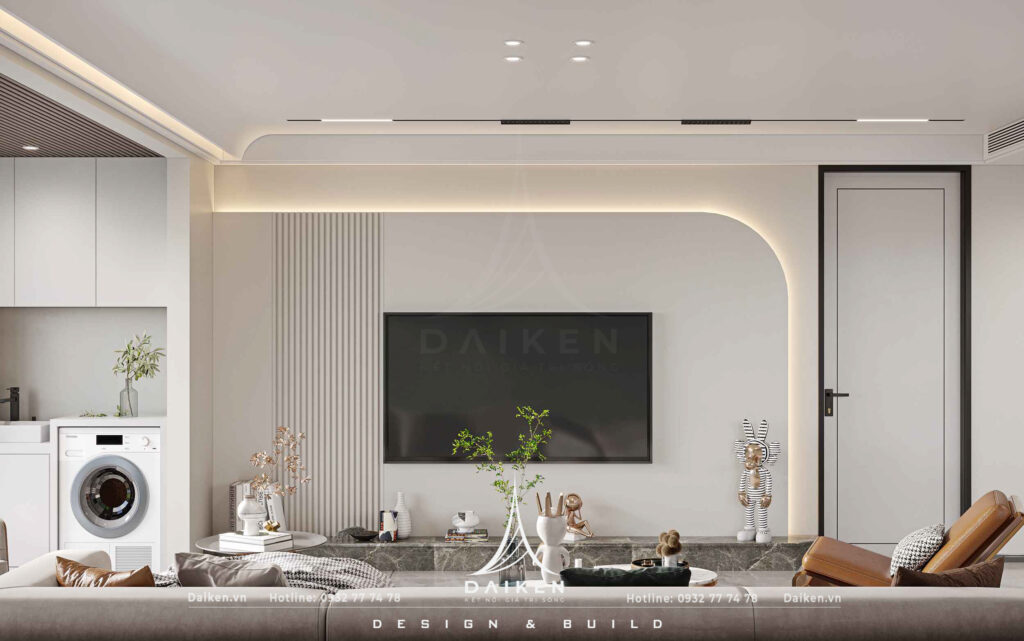 Mẫu vách tivi đẹp, hiện đại