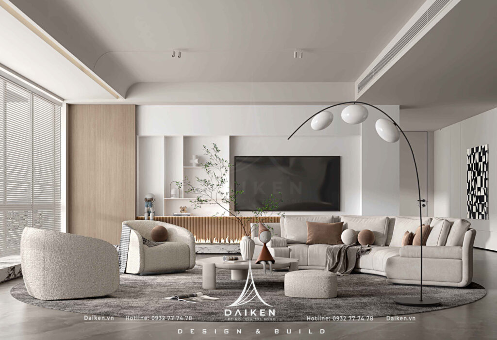 Mẫu vách tivi đẹp, hiện đại