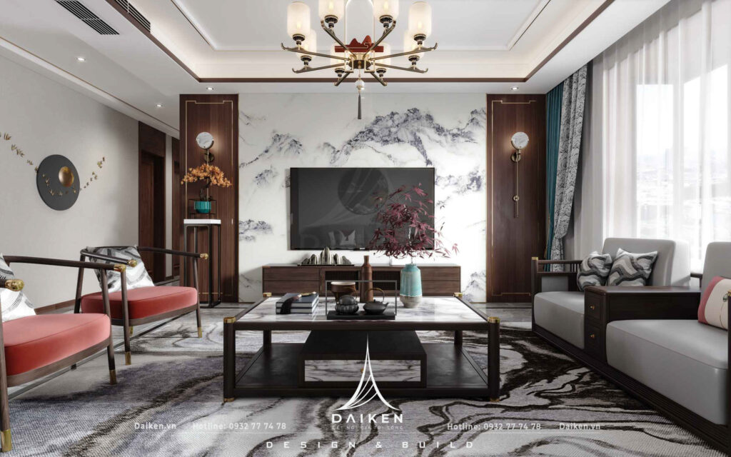 Mẫu vách tivi đẹp, hiện đại