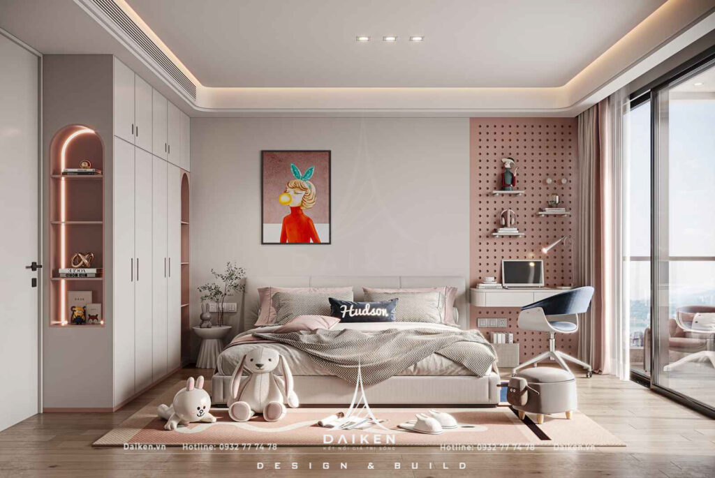 Mẫu thiết kế phòng ngủ trẻ em đẹp, hiện đại