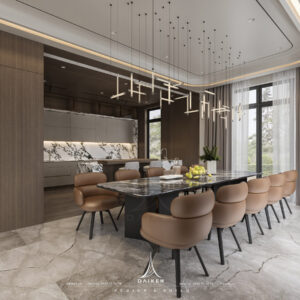 Thiết kế nội thất biệt thự - Bàn ăn