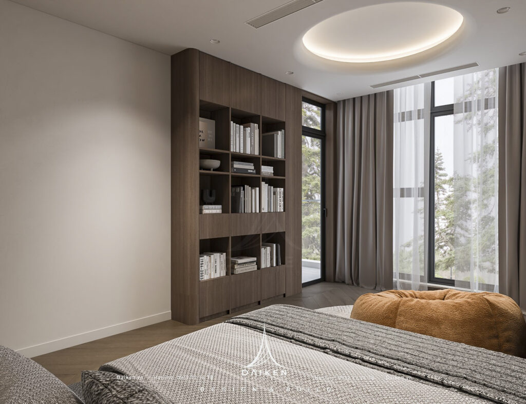 Thiết kế nội thất biệt thự - Phòng làm việc và đọc sách