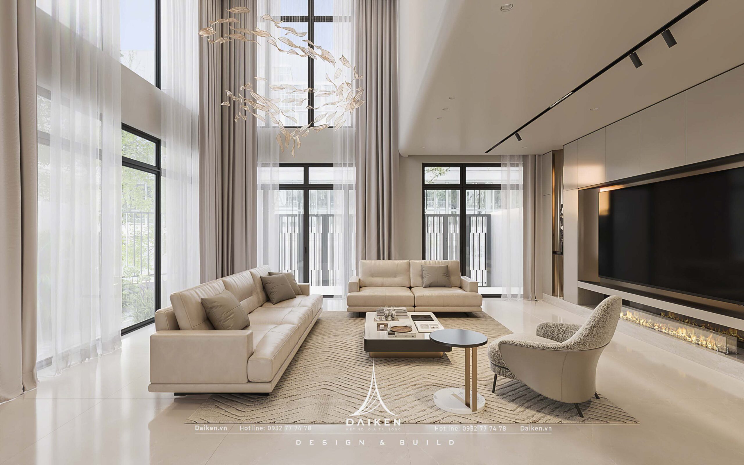 10+ Ý tưởng thiết kế nội thất phòng khách biệt thự đẹp mê mẩn, khẳng định vị thế gia chủ