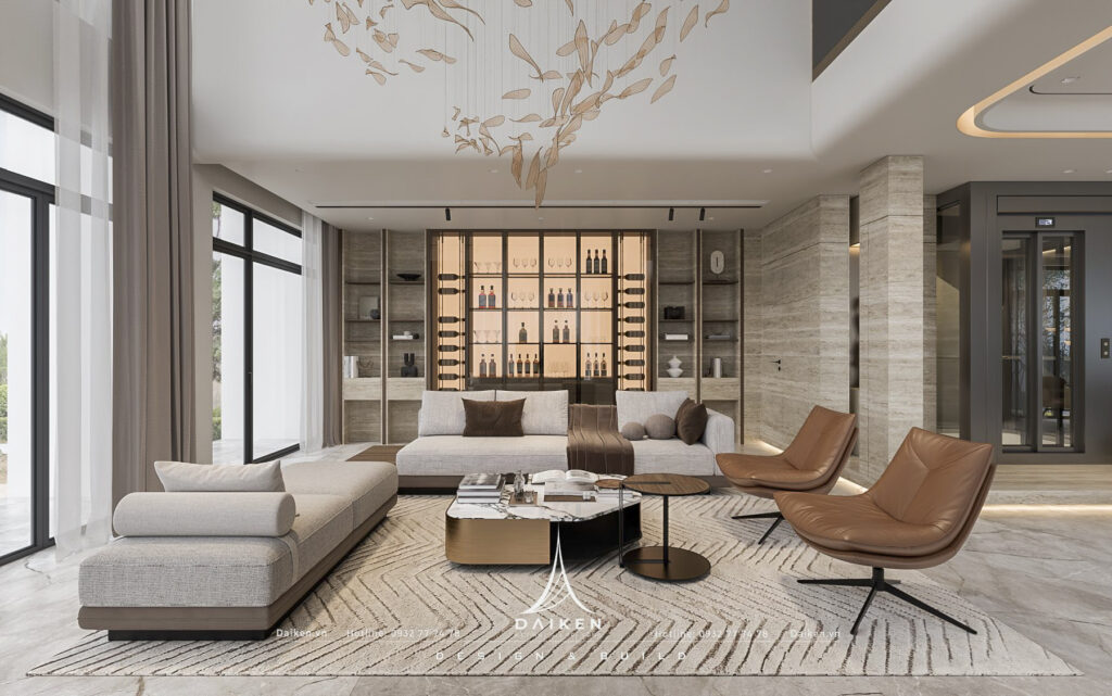Thiết kế nội thất biệt thự