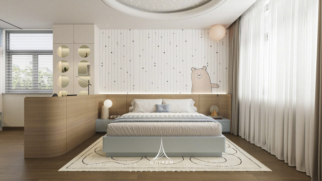 Thiết kế nội thất biệt thự - Phòng ngủ cho bé trai