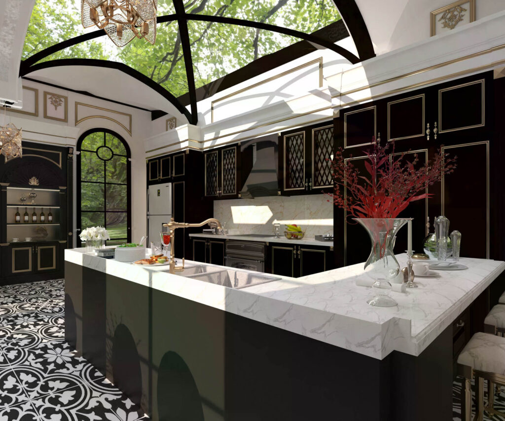 thiết kế nội thất biệt thự tân cổ điển