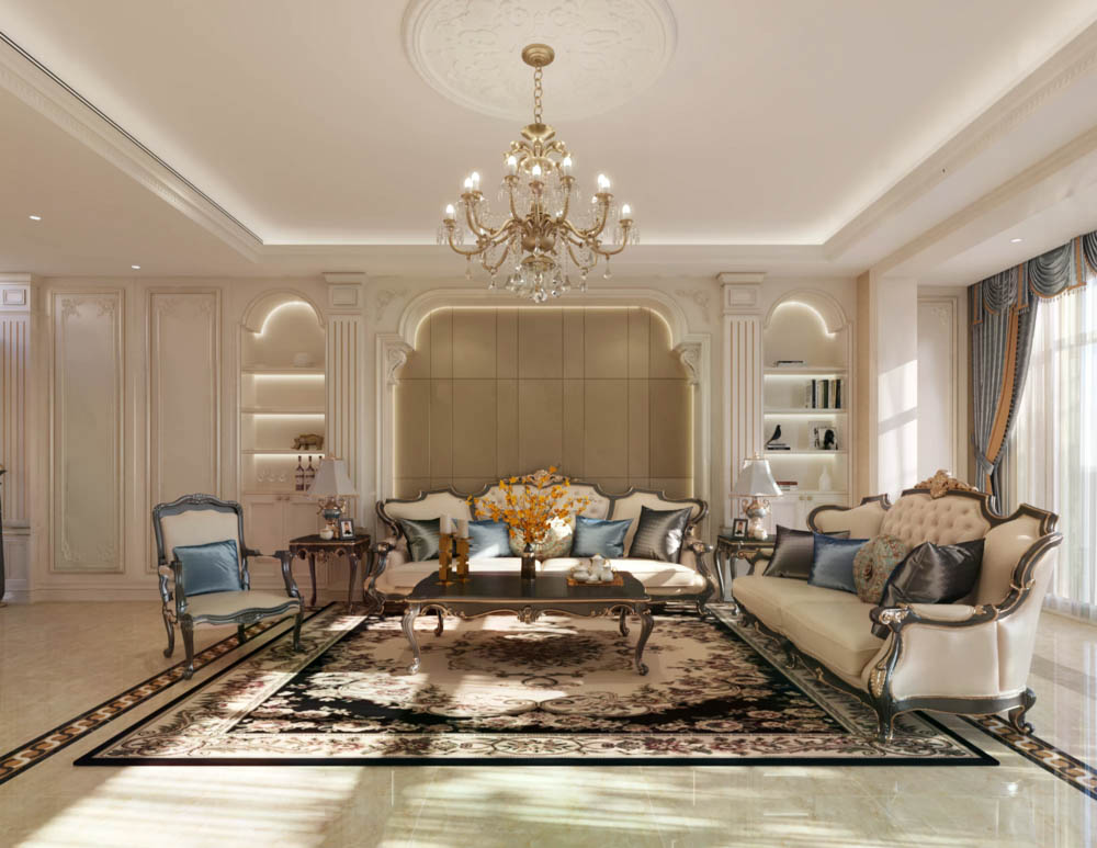 thiết kế nội thất biệt thự tân cổ điển