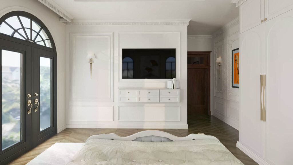 thiết kế nội thất biệt thự tân cổ điển