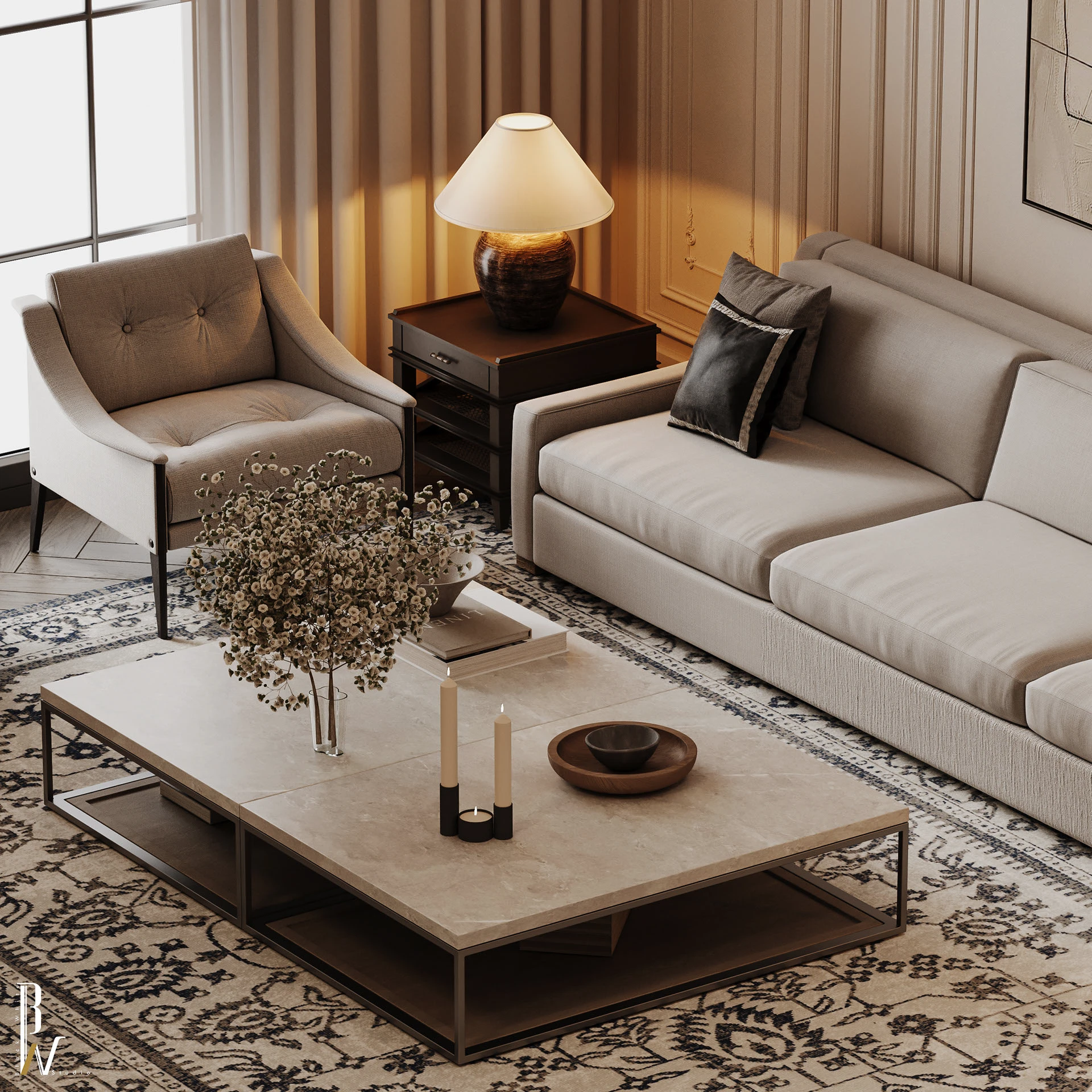 Thiết kế căn hộ chung cư phong cách Japandi tối giản tinh tế bởi Daiken Design