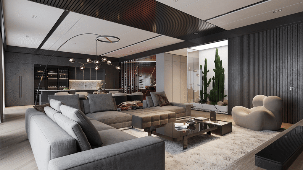 THIẾT KẾ NỘI THẤT CHUNG CƯ 2 PHÒNG NGỦ