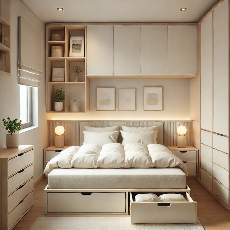 Giường có hộc kéo chứa đồ