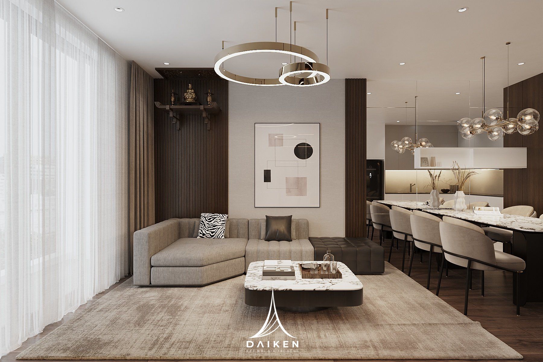 kiến tạo không gian căn hộ Sky View Bình Dương cùng Daiken Design