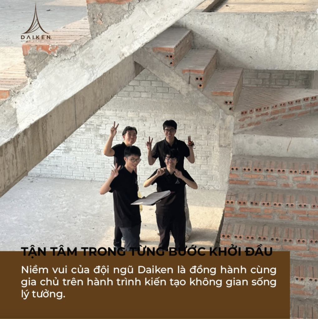 Kỹ sư giám sát thi công để đảm bảo đúng thiết kế